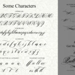 Butterflies Font Poster 9