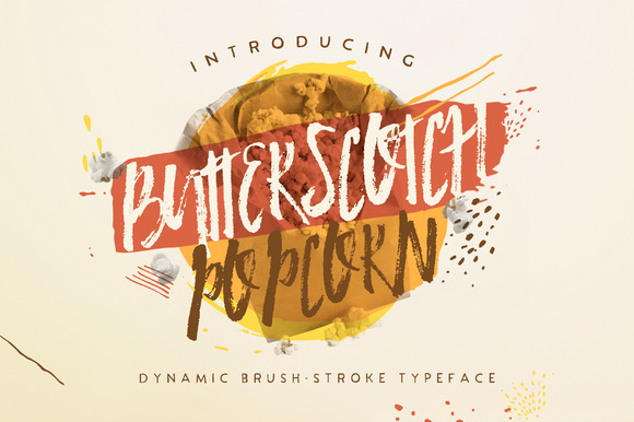 Butterscotch Popcorn Font