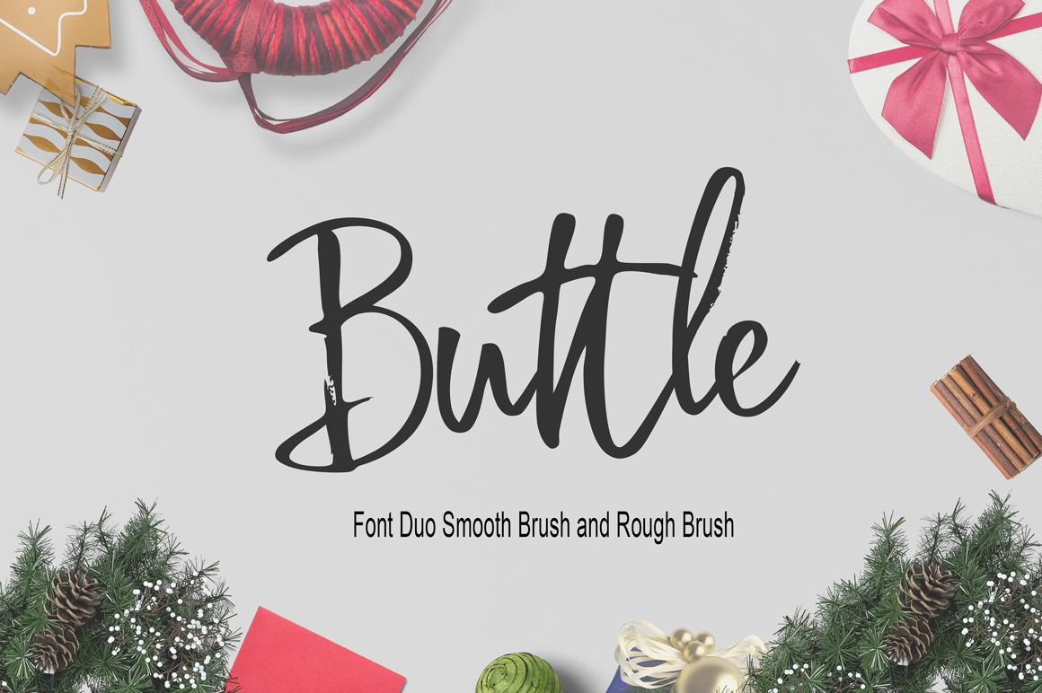 Buttle Font Duo Font Poster 1