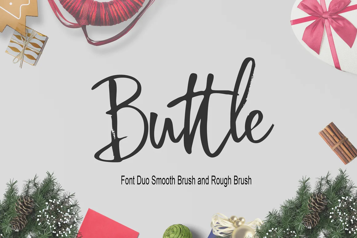 Buttle Font Duo Font Buttle Font Duo Font Poster 1