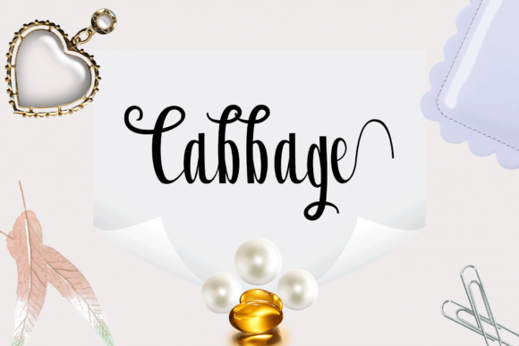 Cabbage Font