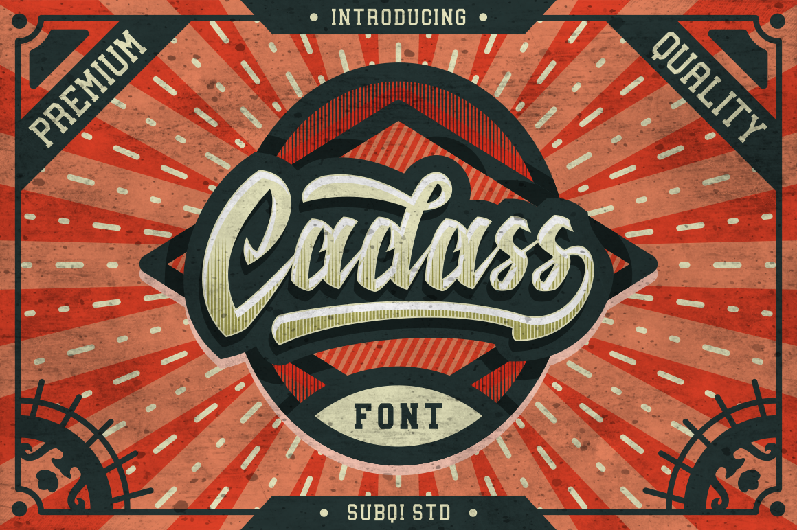 Cadass Font Poster 1