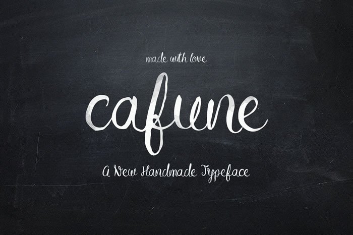 Cafune Font Poster 1