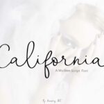 California Font Poster 1