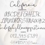California Font Poster 9