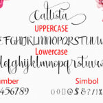 Callista Font Poster 4