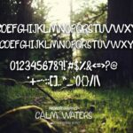 Calm Waters Font Poster 5