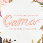 Cama Font Poster 1