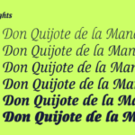 Canciller Family Font Poster 3