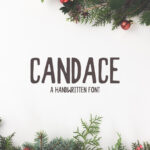 Candace Font Poster 1