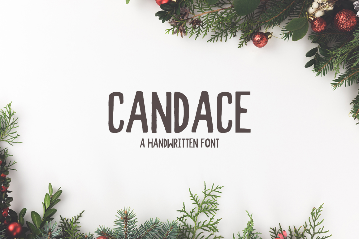 Candace Font Poster 1