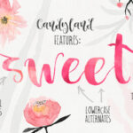 Candyland Font Poster 2