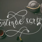 Cantique Script Font Poster 1