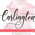 Carlington Font Poster 1