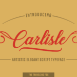 Carlisle Font Poster 1