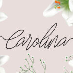 Carolina Font Poster 1