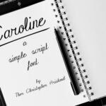 Caroline Font Poster 1