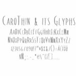 CaroThin Font Poster 4