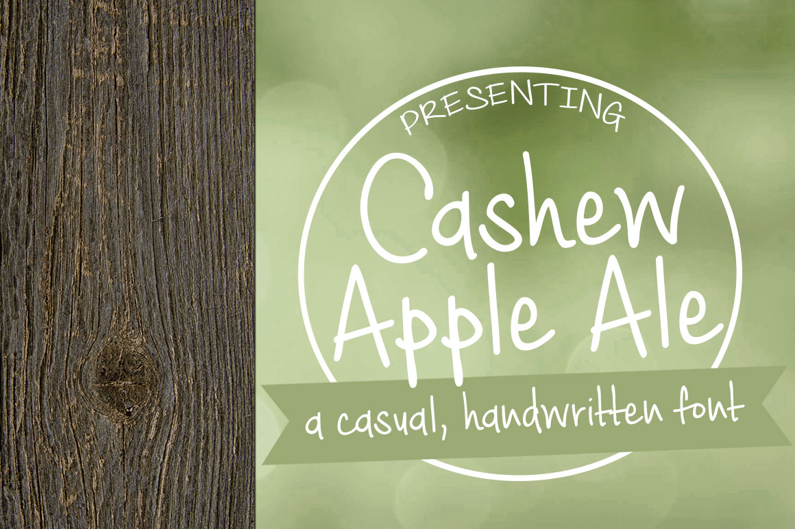 Cashew Apple Ale Font Poster 1