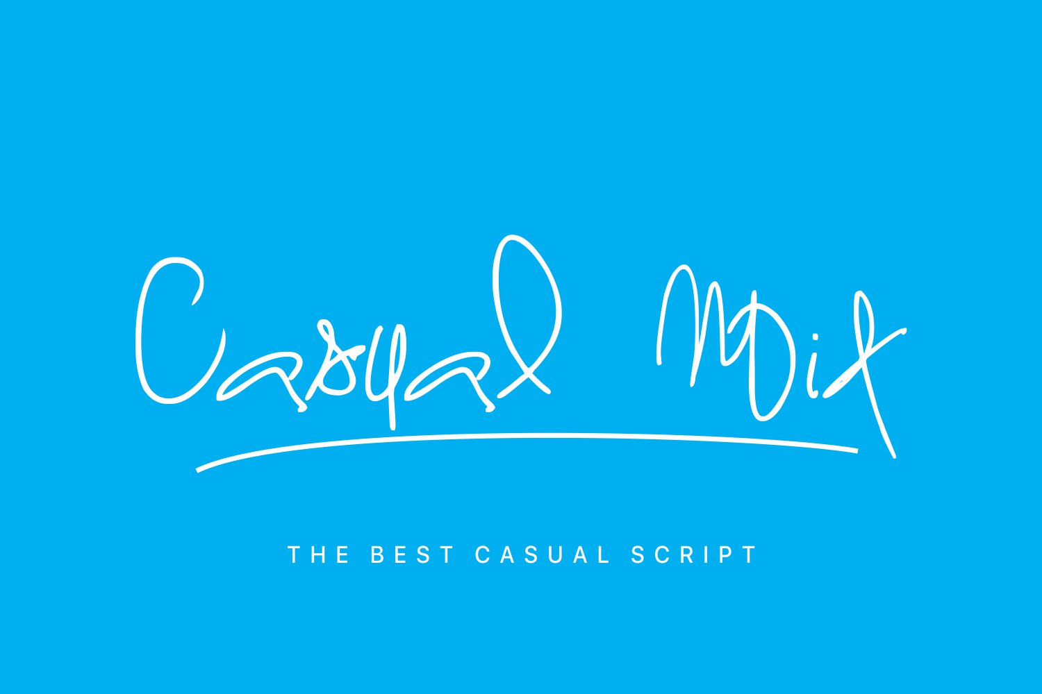 Casual Mix Font Poster 1