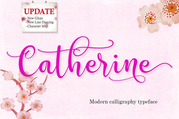 Catherine Font Poster 1