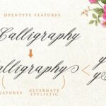 Elegant Cellicia font showcasing its delicate curves and fine detailing