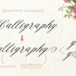 Elegant Cellicia font showcasing its delicate curves and fine detailing