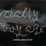 Chalky Voyage Font Poster 1