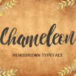 Chameleon Font Poster 1