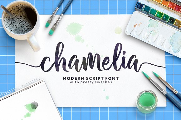 Chamelia Font Poster 1