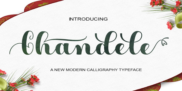 Chandele Font Poster 1