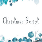 Christmas Script Font Poster 1