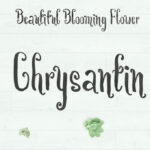 Chrysantin Font Poster 1