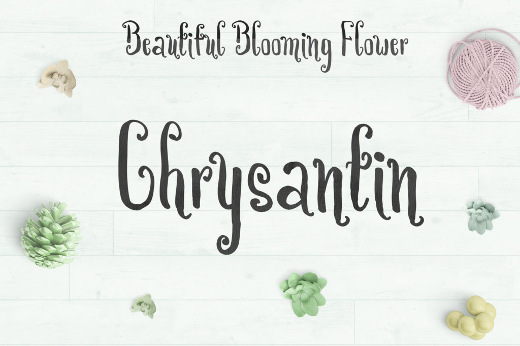 Chrysantin Font Poster 1