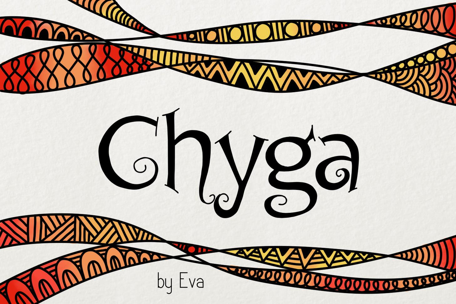 Chyga Font Poster 1