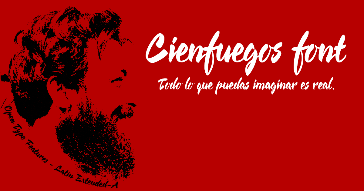 Cienfuegos Font Cienfuegos Font Poster 1