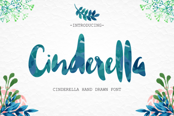 Cinderella Font Poster 1