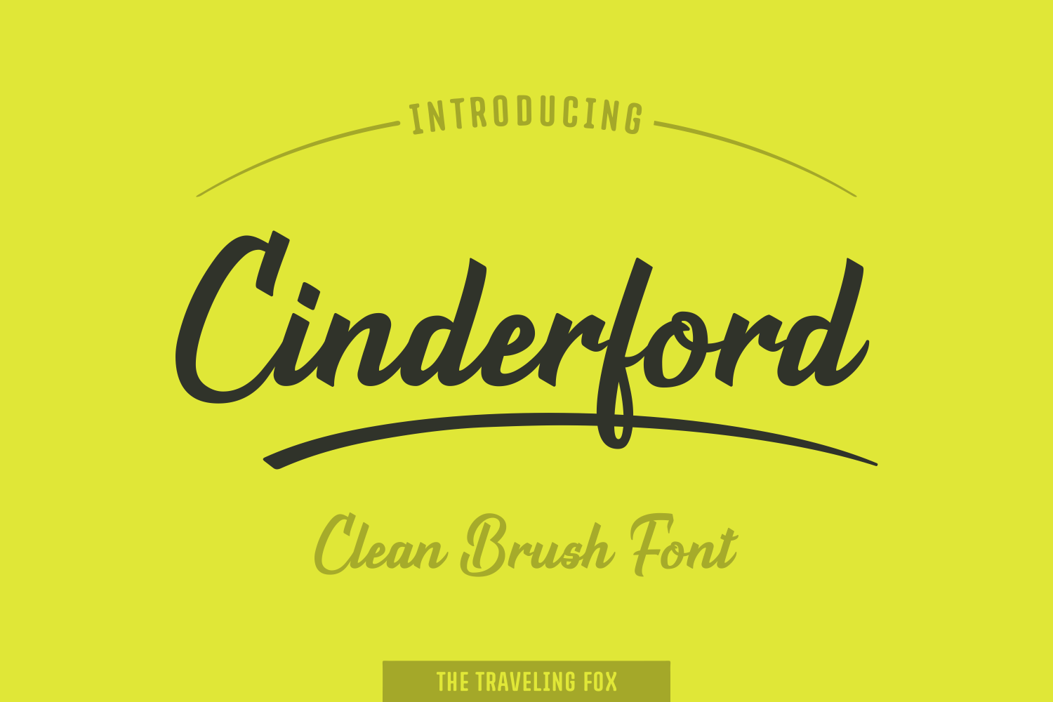 Cinderford Font Poster 1