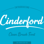 Cinderford Font Poster 2