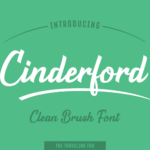 Cinderford Font Poster 3