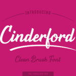 Cinderford Font Poster 4