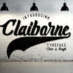 Claiborne Font Poster 1