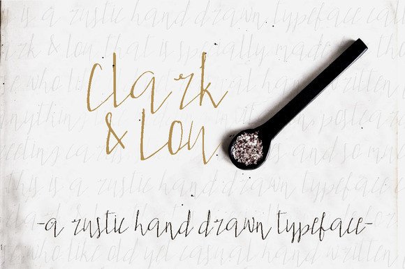 Clark & Lou Font Poster 1