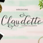 Claudette Font Poster 1