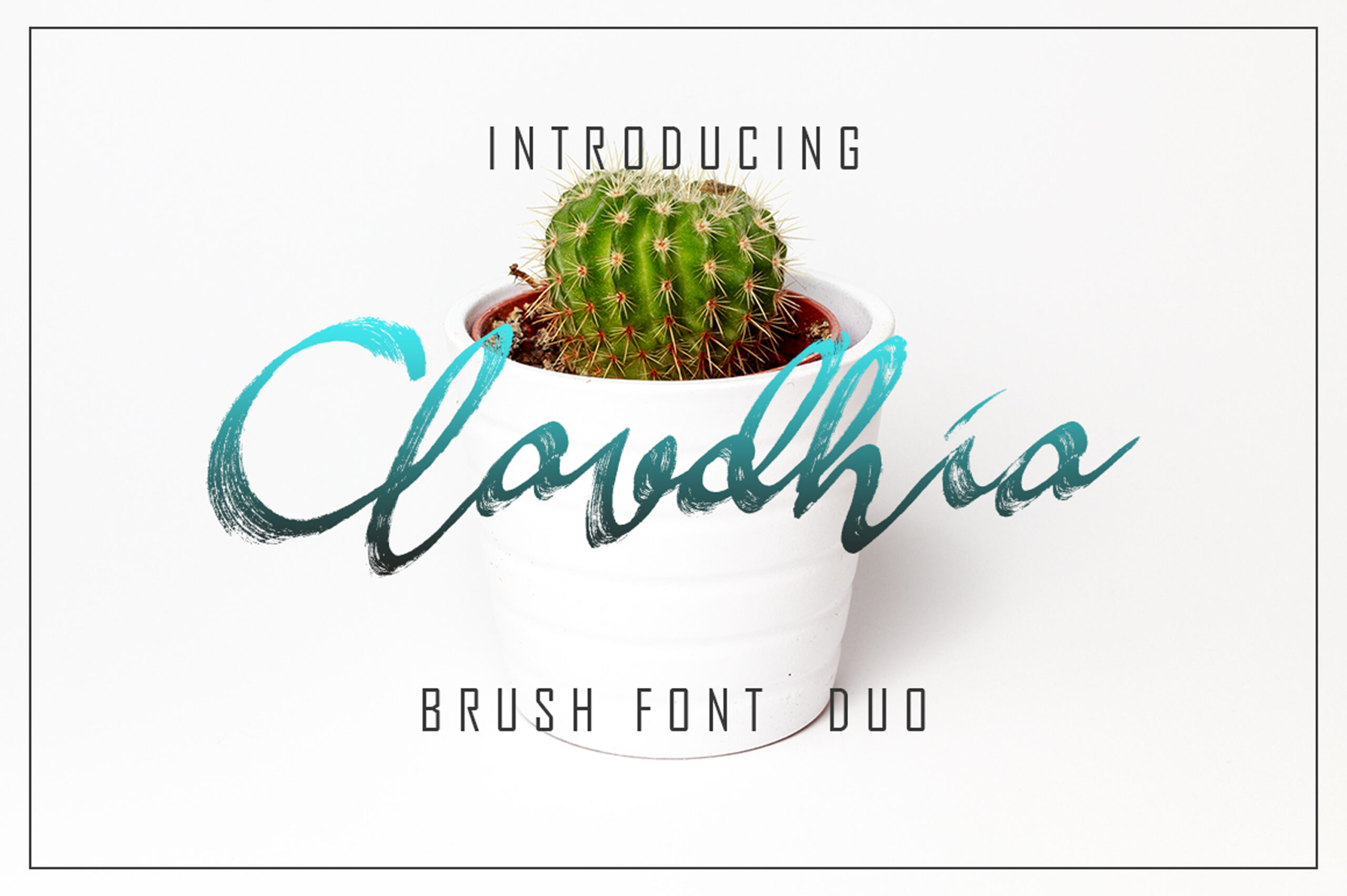 Claudhi and Jhelio Font Poster 1