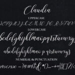 Claudia Font Poster 6