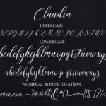 Claudia Font Poster 6