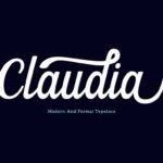 Claudia Font Poster 1