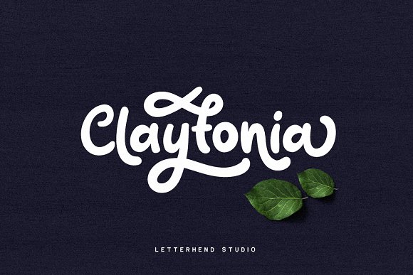 Claytonia Font Poster 1