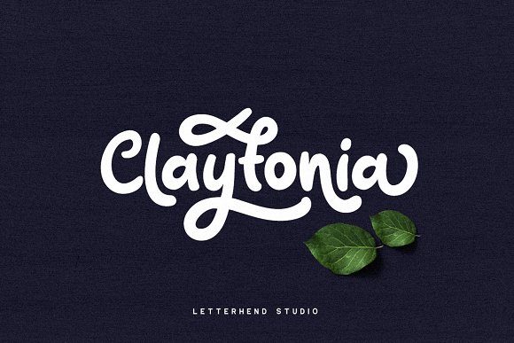 Claytonia Font Poster 1